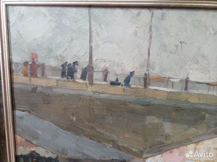 Картина Вологда Асафов ранняя подлинник 1978 год