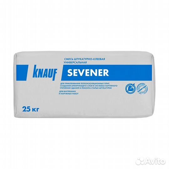 Штукатурно-клеевая смесь Knauf Sevener, 25 кг