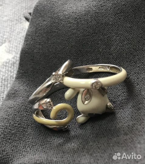 Кольца серебро