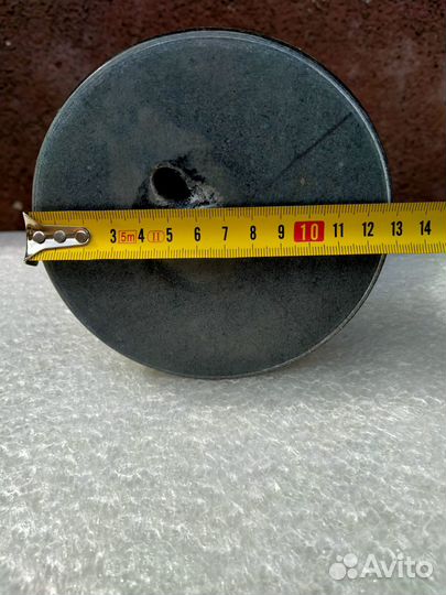 Ваза из гранита Габбро Диабаз 30х15