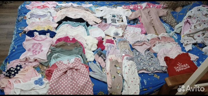 Пакет одежды на девочку 62-86