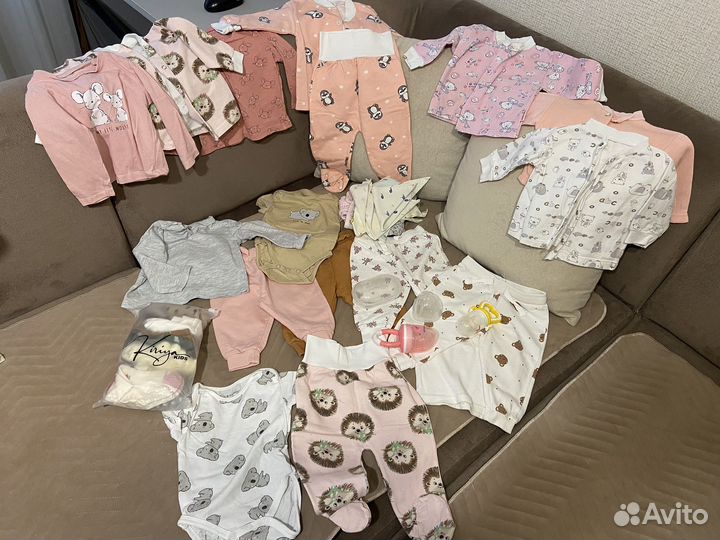 Детские вещи пакетом на девочку 62 68