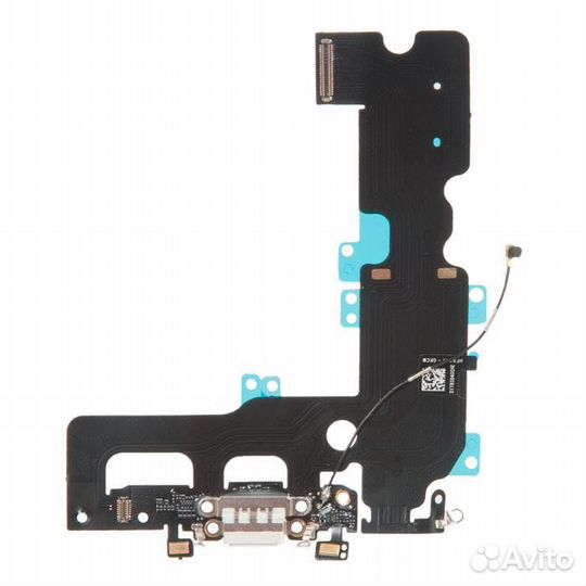 Шлейф с разъёмом зарядки, гарнитуры и антенной для