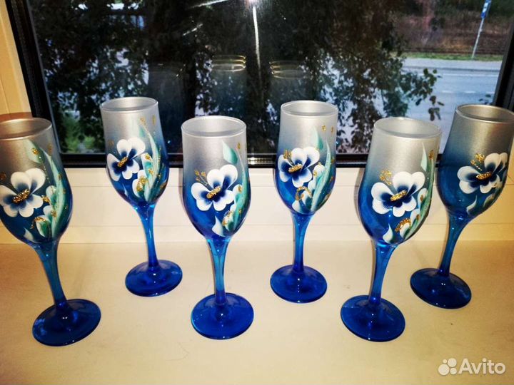 Хрустальные фужеры