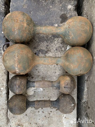 Гантели и гиря