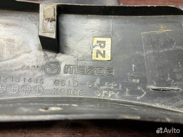 Накладка переднего бампера Mazda Mazda6/Atenza