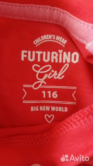 Лонгслив для девочки 116