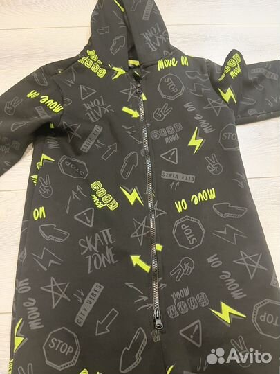 Комбинезон теплый на мальчика 128