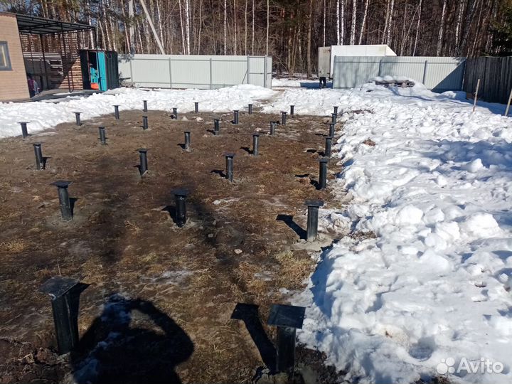 Свайный фундамент/монтаж под ключ