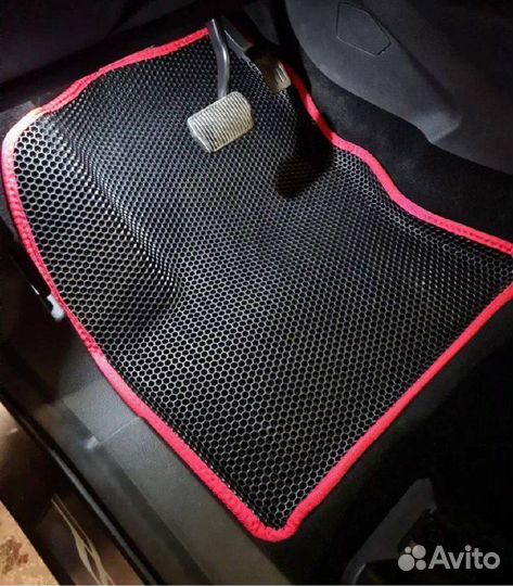 Автоковрик EVA в Опель Антара 3D с бортами