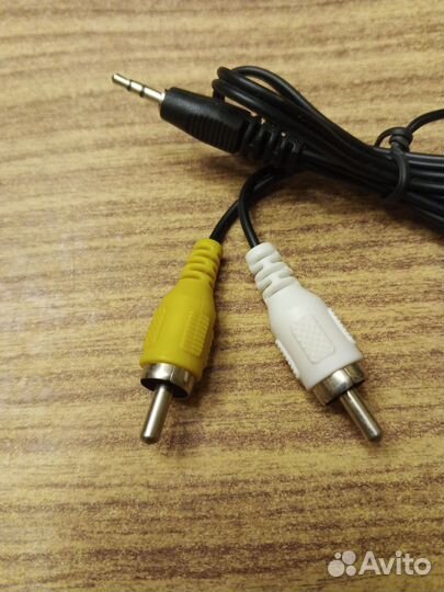 Кабель аудио джек 3.5 / 2xRCA