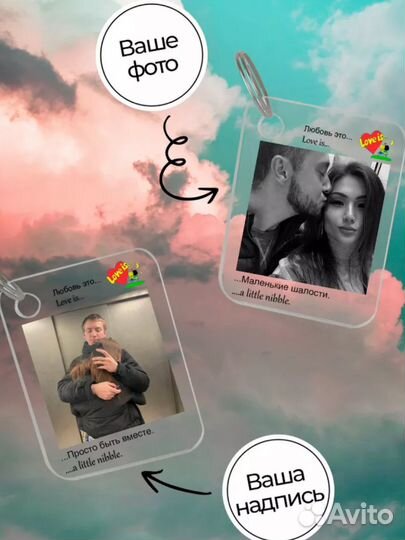 Брелки на заказ с вашими фото подарок