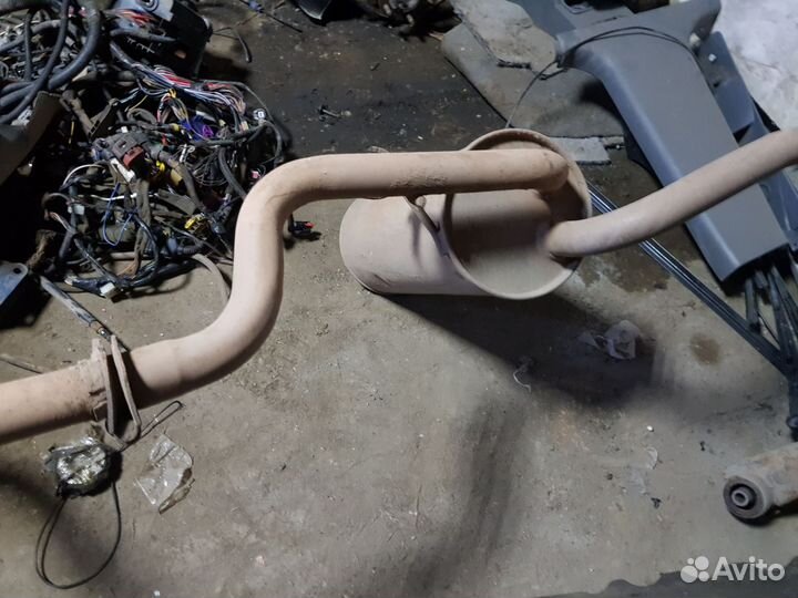 Задняя бочка глушителя Fiat albea