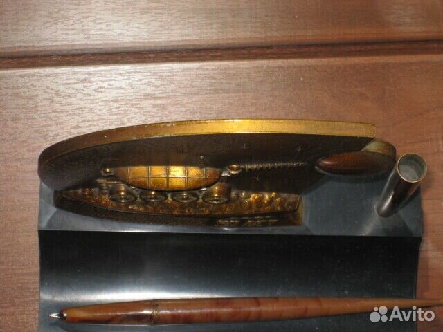 Игрушка Сувенир Металл Луноход-1 Настольная ручка