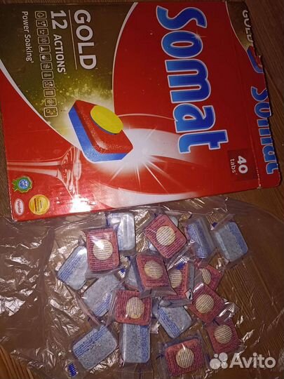 Таблетки для посудомойки