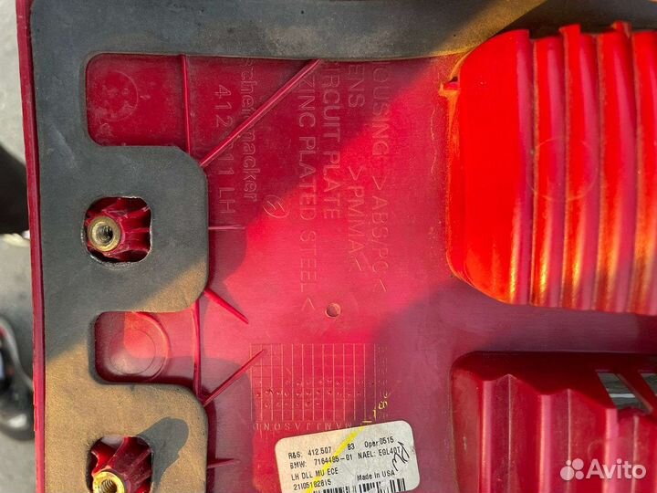 Задние фонари BMW X5 e53 рестайлинг
