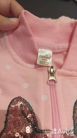 Костюм для девочки новый 3-6 месяцев