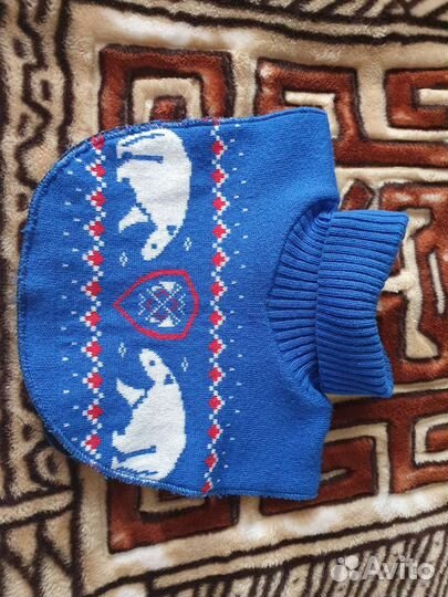 Шапка- шлем-2шт и воротник