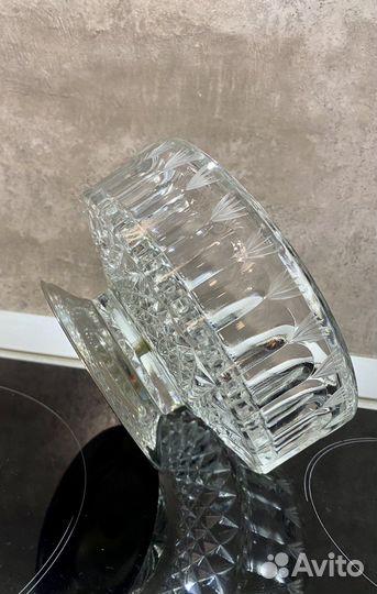 Фруктовница конфетница ваза чаша салатник Хрусталь