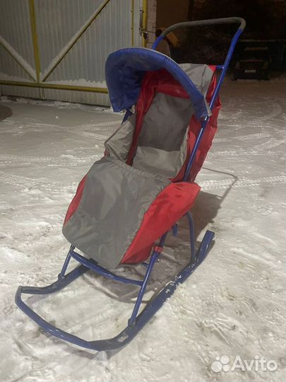 Детские санки коляска