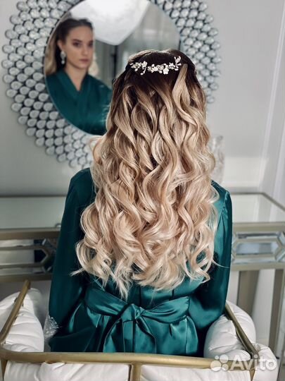 Стрижки Причёски локоны макияж центр