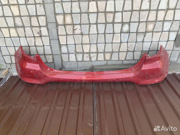 Задний бампер на Kia Rio 4 X-Line 2017-2020