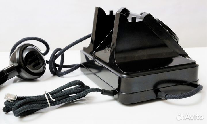 Карболитовый дисковый телефон тан-6, СССР, 1966 г