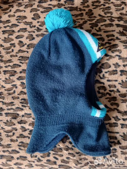 Шапка шлем для мальчика зима