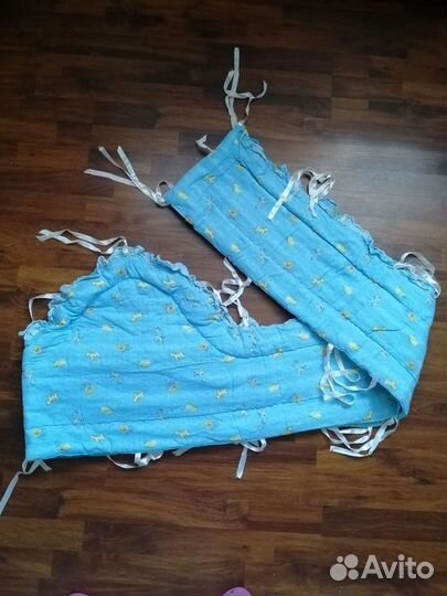 Бортики в кроватку, слинг