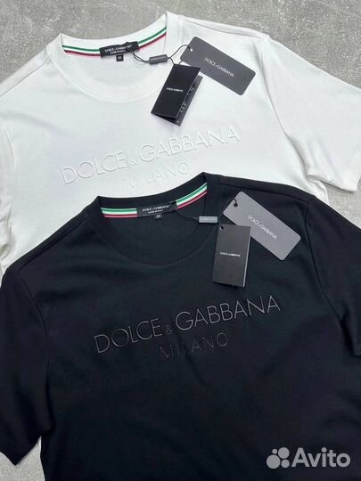 Футболка Dolce & Gabbana Premium Размеры 46-54