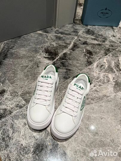 Кеды Prada белые