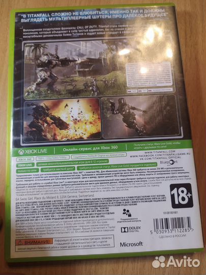 Titanfall Игра для приставки xbox 360 лицензия