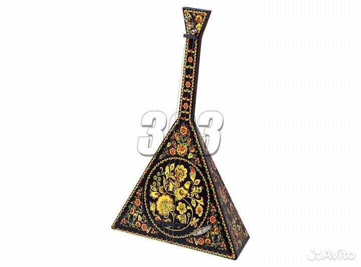 Балалайка Хохлома №5 (шарманка) (33552)