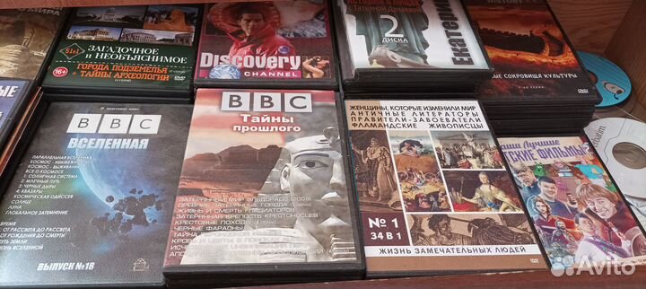 DVD диски, документальные фильмы