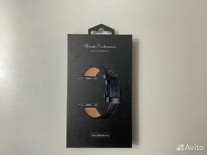 Кожаный ремешок для apple watch 38/40/41 mm