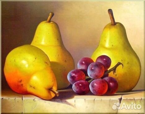 Стильная картина маслом на холсте Натюрморт