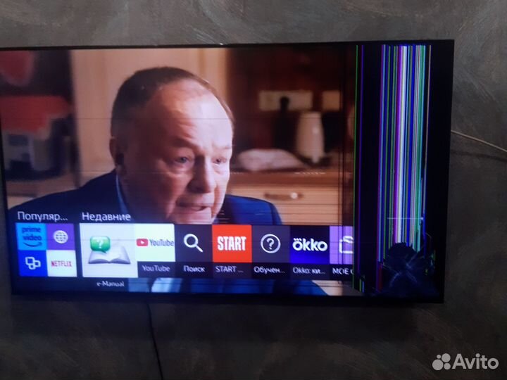 Samsung 55 разбит экран