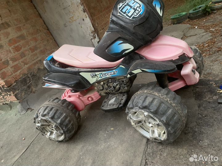 Квадроцикл детский электрический рабочий