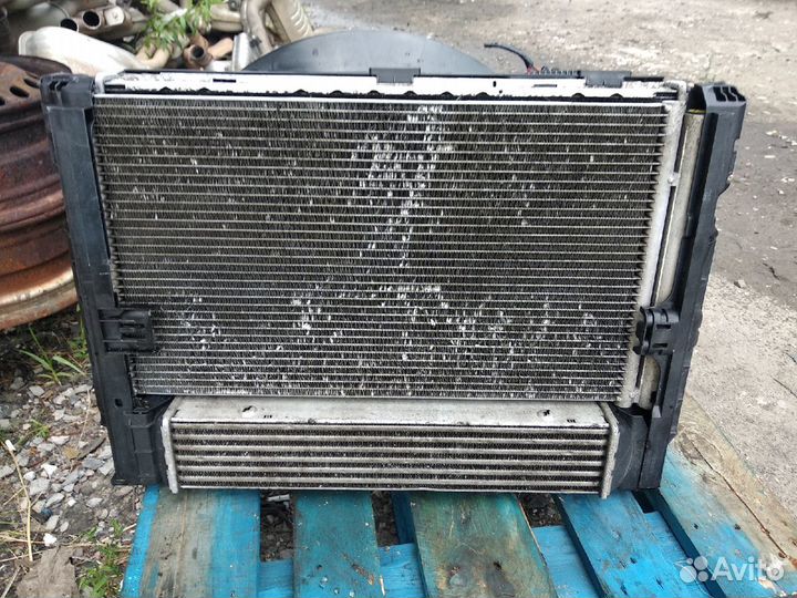 Касета радиаторов в сборе бмв е90 330D дизель М57