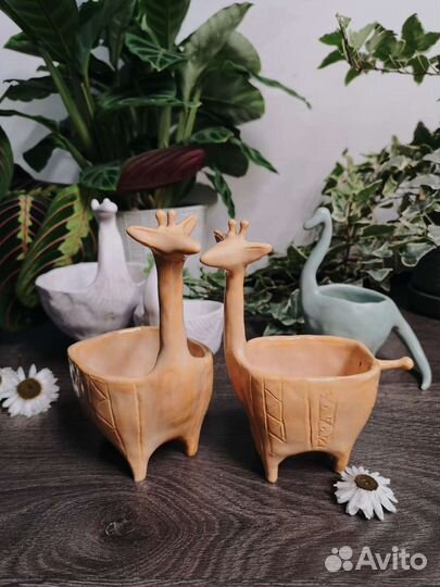 Керамические горшки и кашпо