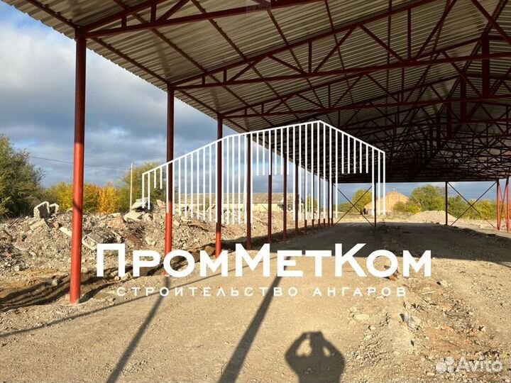 Возведение ангаров навесов складов