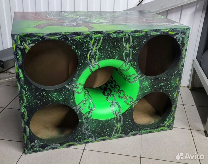 Роспись короба под сабвуферы