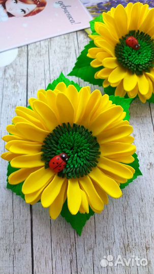 Резиночки для волос ручной работы