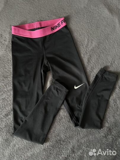 Nike pro леггинсы тайтсы XS