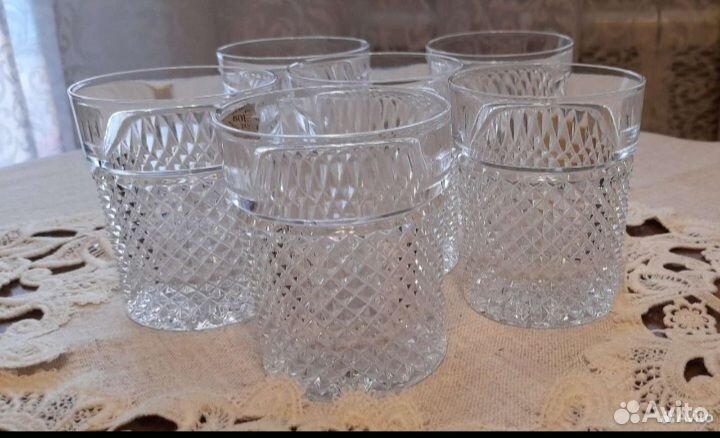 Хрустальные бокалы Чехословакия