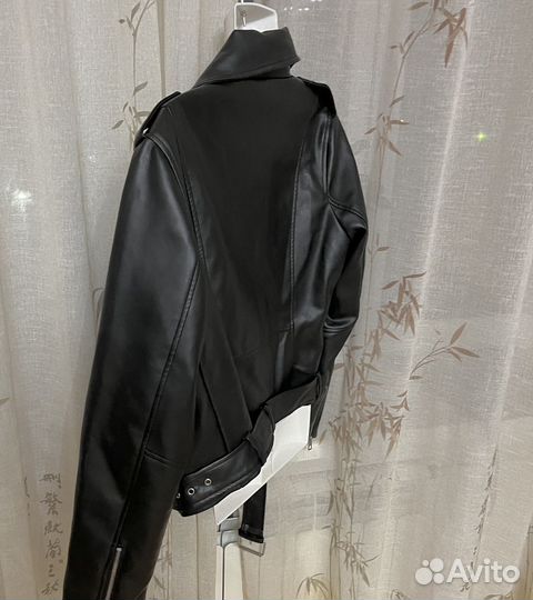 Курта-косуха из искуственной мягкой кожи Sela