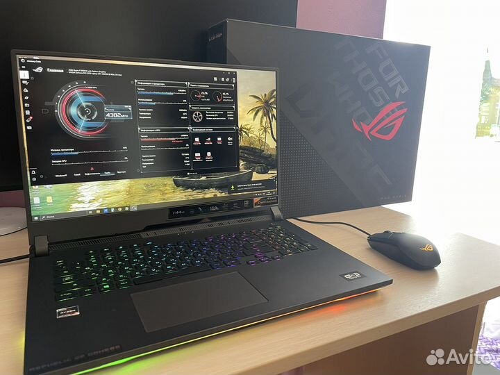 Asus rog strix g17/Ryzen 9/RTX 3070/16gb/1tb m2