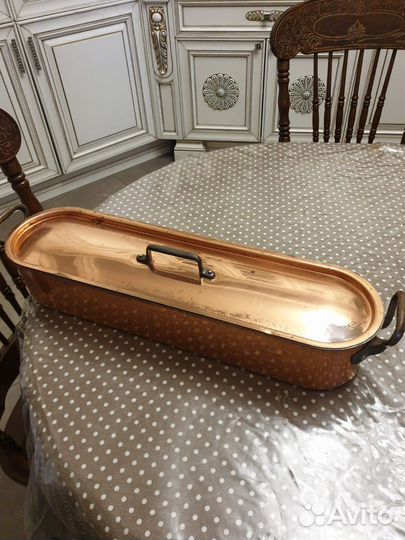 Медная жаровня для большой рыбы