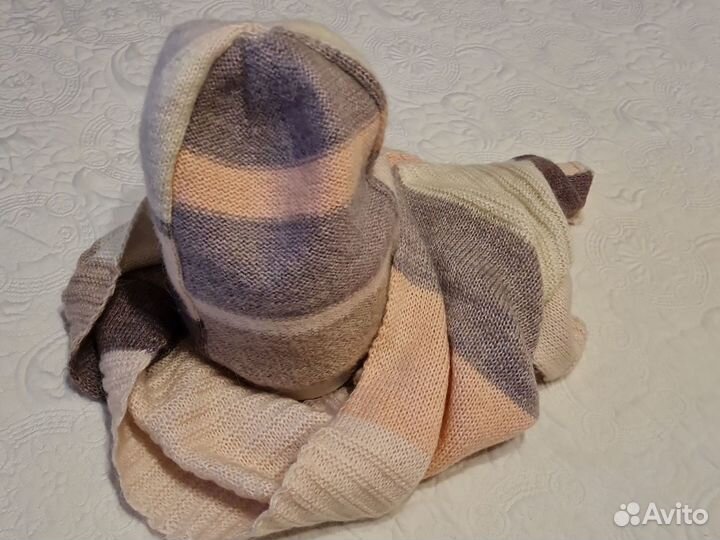 Комплект шапка и шарф женский sofiya