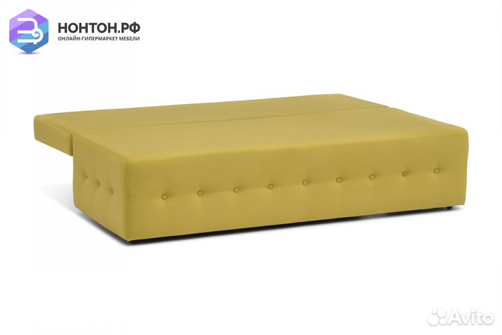 Диван еврокнижка Сити горчичный